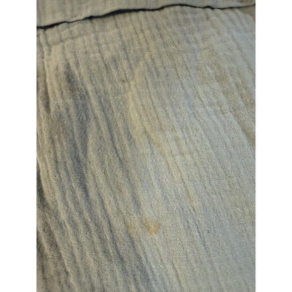 Lush Romper Womens Medium Button Front Short Sleeve Tie Waist Playsuit Cuffed - Picture 4 of 6